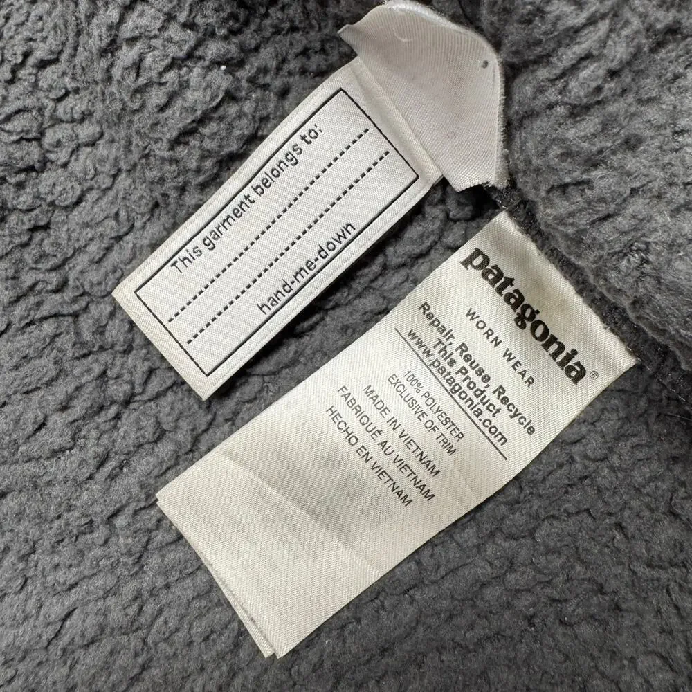 Patagonia Baby Toddler 3T Furry Friends Fleece Hoodie Toddler Bear Cub Ears - Picture 8 of 8